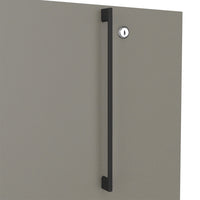 BOXI Cabinet pharmacien | 3 tiroirs, 420 x 800 mm, gris cubanite