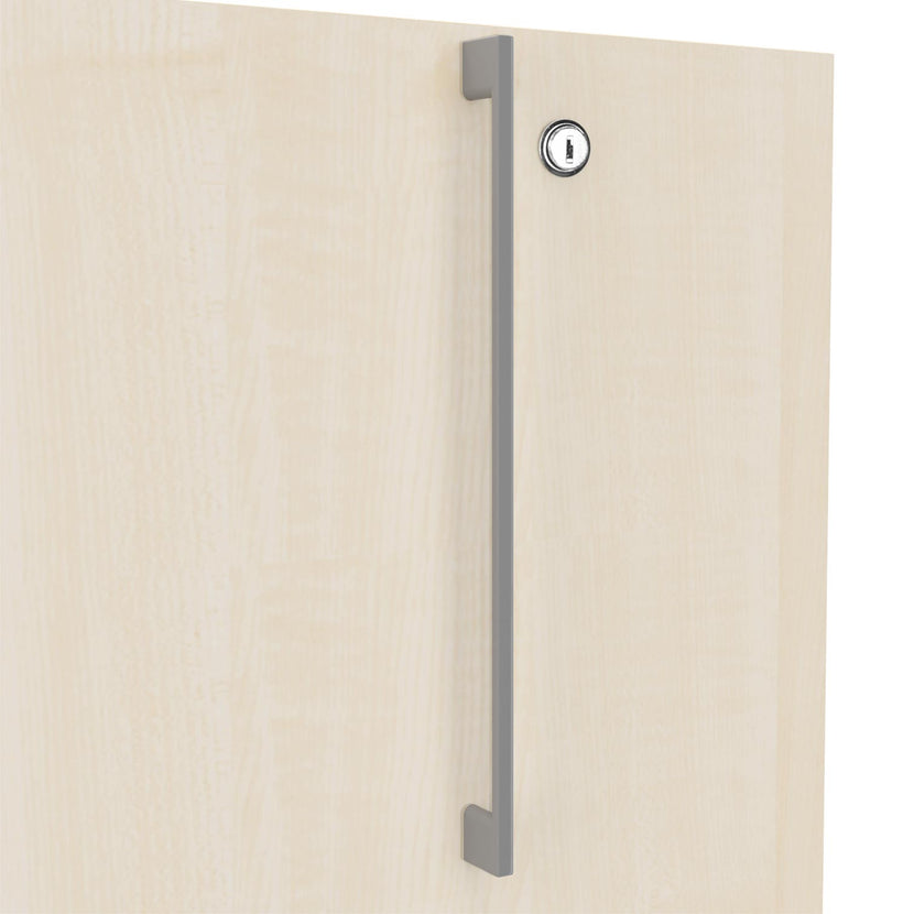 BOXI Cabinet pharmacien | 2 tiroirs, 420 x 800 mm, érable