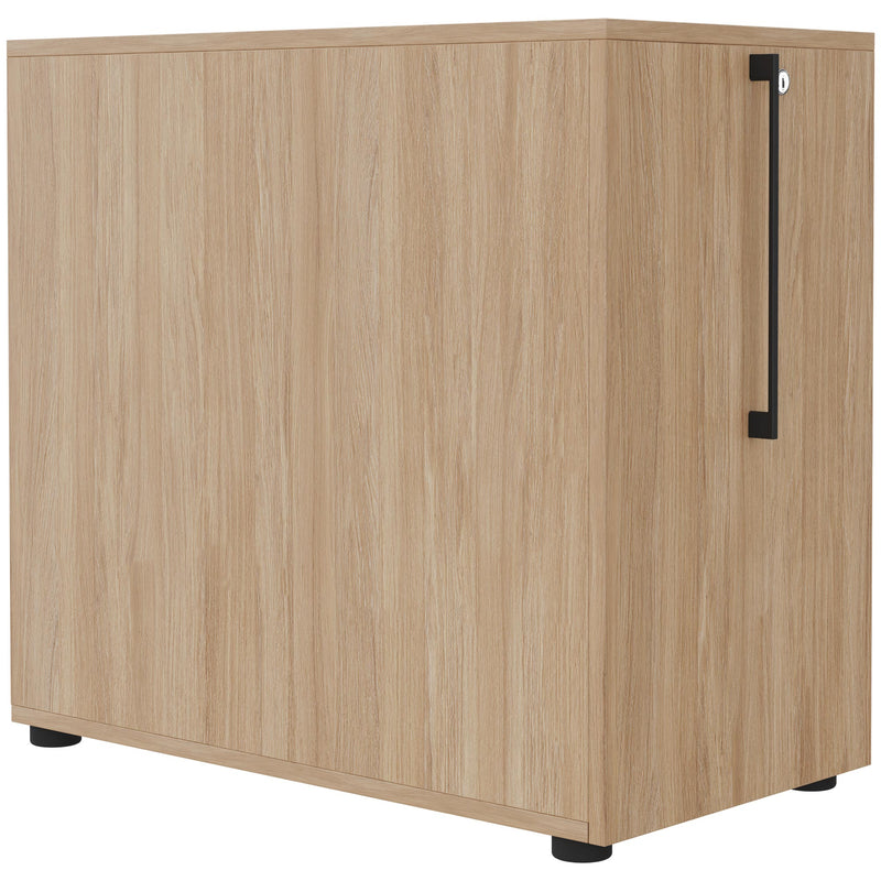 BOXI medicine cabinet | 2 drawers, 420 x 800 mm, amber oak - 2 Main Image