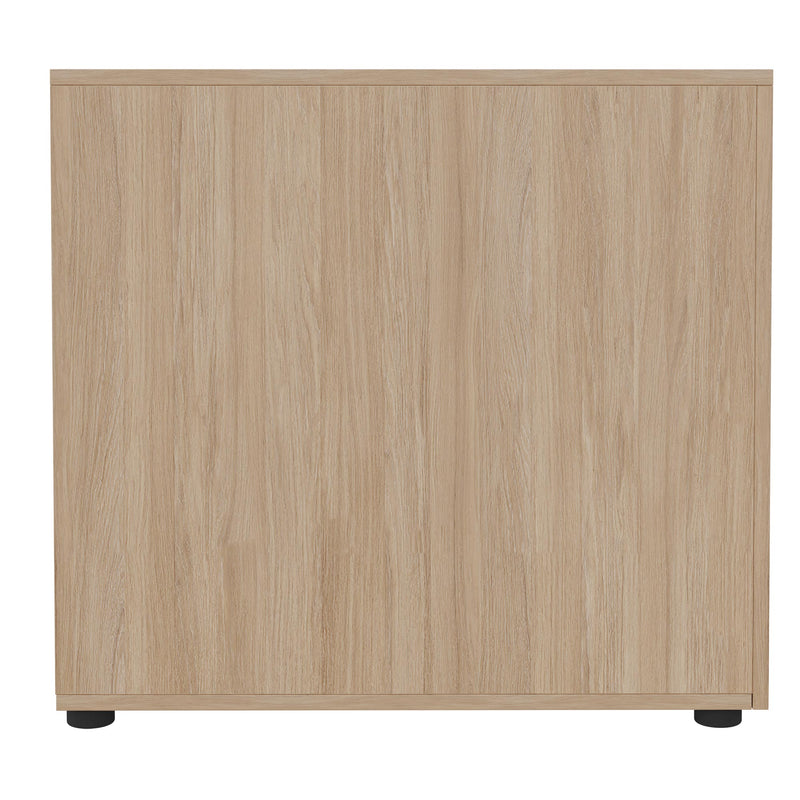 BOXI medicine cabinet | 2 drawers, 420 x 800 mm, amber oak - 3 Main Image