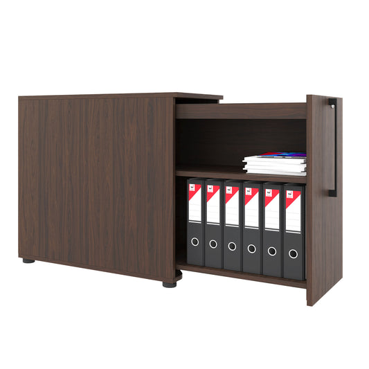 BOXI Gabinetto farmacista | 2 cassetti, 420 x 800 mm, noce