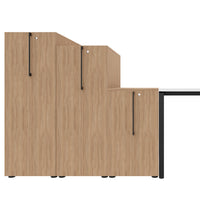 Armoire d'apothicairerie BOXI | 2 tiroirs, 420 x 800 mm, noyer