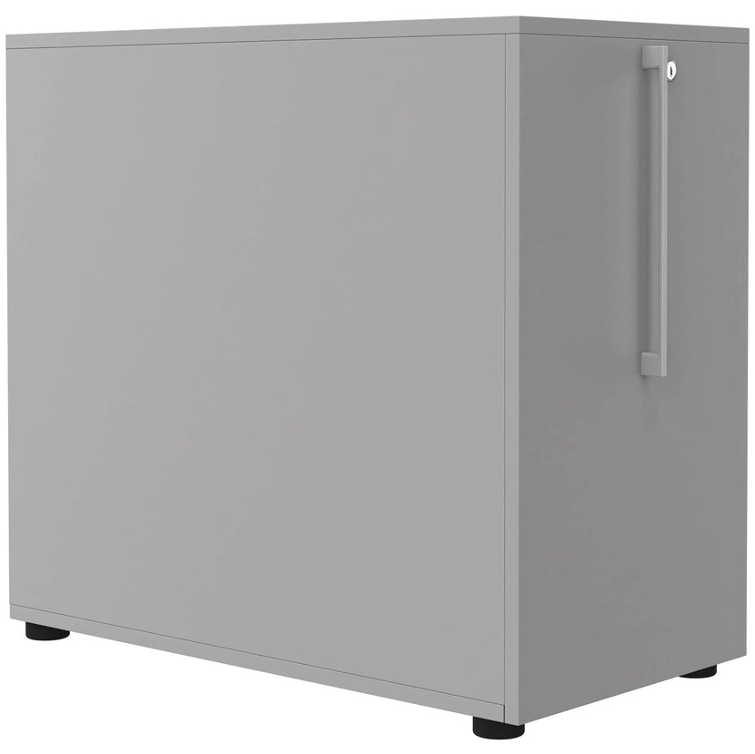 BOXI Cabinet pharmacien | 2 tiroirs, 420 x 800 mm, gris perlé