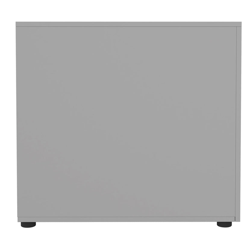 BOXI Cabinet pharmacien | 2 tiroirs, 420 x 800 mm, gris perlé