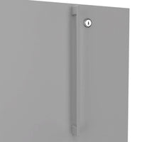 BOXI Cabinet pharmacien | 2 tiroirs, 420 x 800 mm, gris perlé