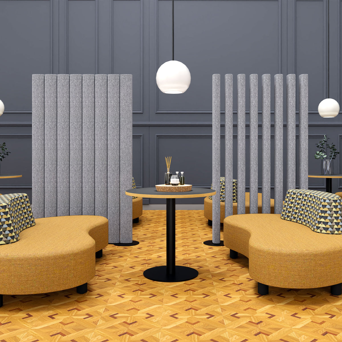 AcuStixx flexible Trennwand | Freistehendes modulares System