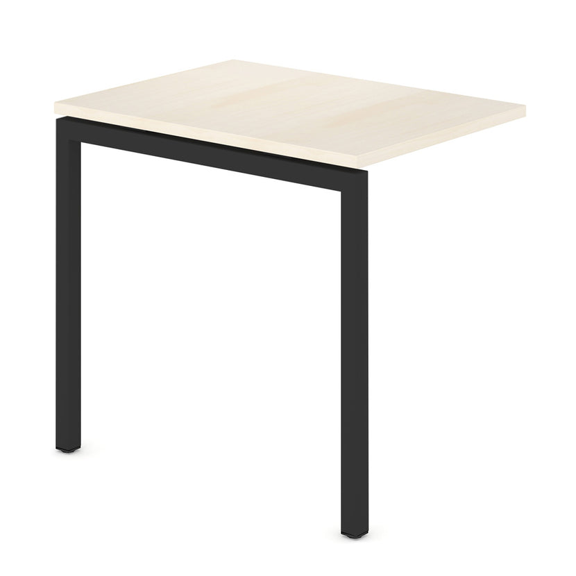 NOVA U anbau desktisch | 600 x 800 mm, acero