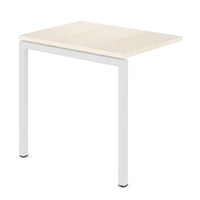 NOVA U anbau desktisch | 600 x 800 mm, acero