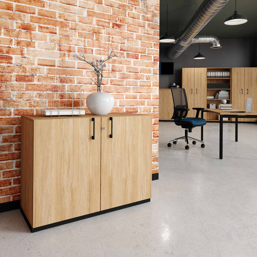 CHOICE Cabinetto per porte dell'ala | 2 oh, 1000 x 760 mm, quercia ambra
