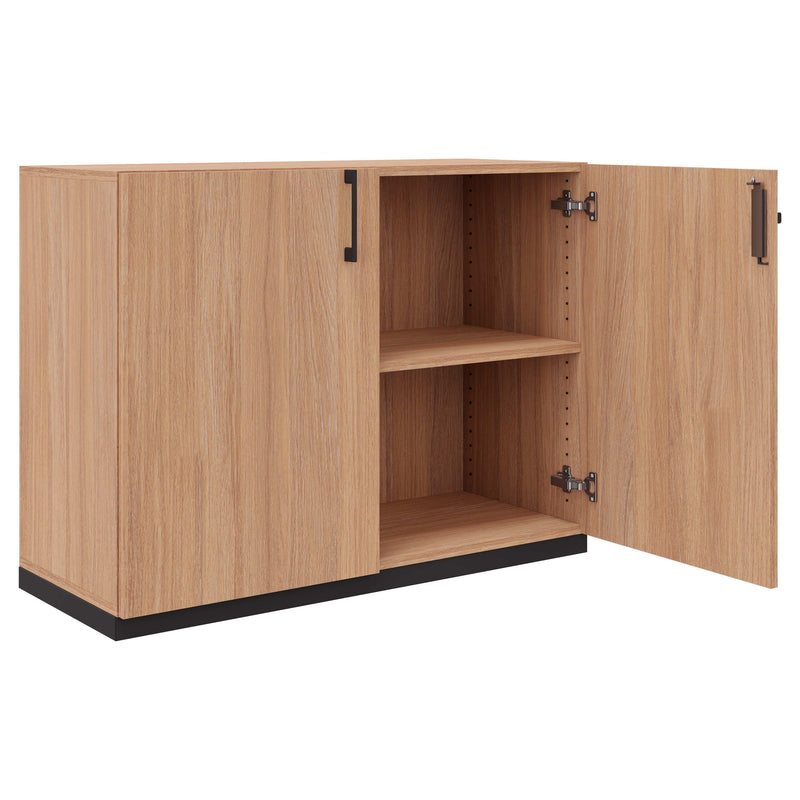 CHOICE Flügeltürenschrank | 2 OH, 1000 x 760 mm, Bernsteineiche - 2 Main Image