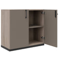 CHOICE Armoire de porte d'aile | 2 oh, 800 x 760 mm, gris de chêne nord / cubanite gris - 2 Thumbnail Image