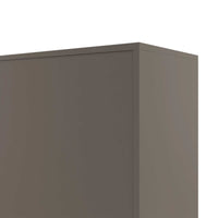 CHOICE hinged door wardrobe | 2 OH, 800 x 760 mm, cubanite gray / sand ash