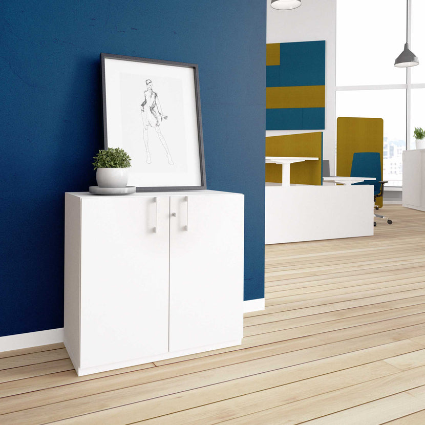 CHOICE Armoire de porte d'aile | 2 oh, 800 x 760 mm, blanc