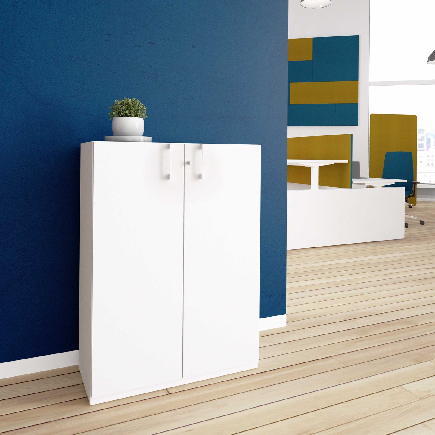 CHOICE Cabinetto per porte dell'ala | 3 OH, 800 x 1115 mm, bianco