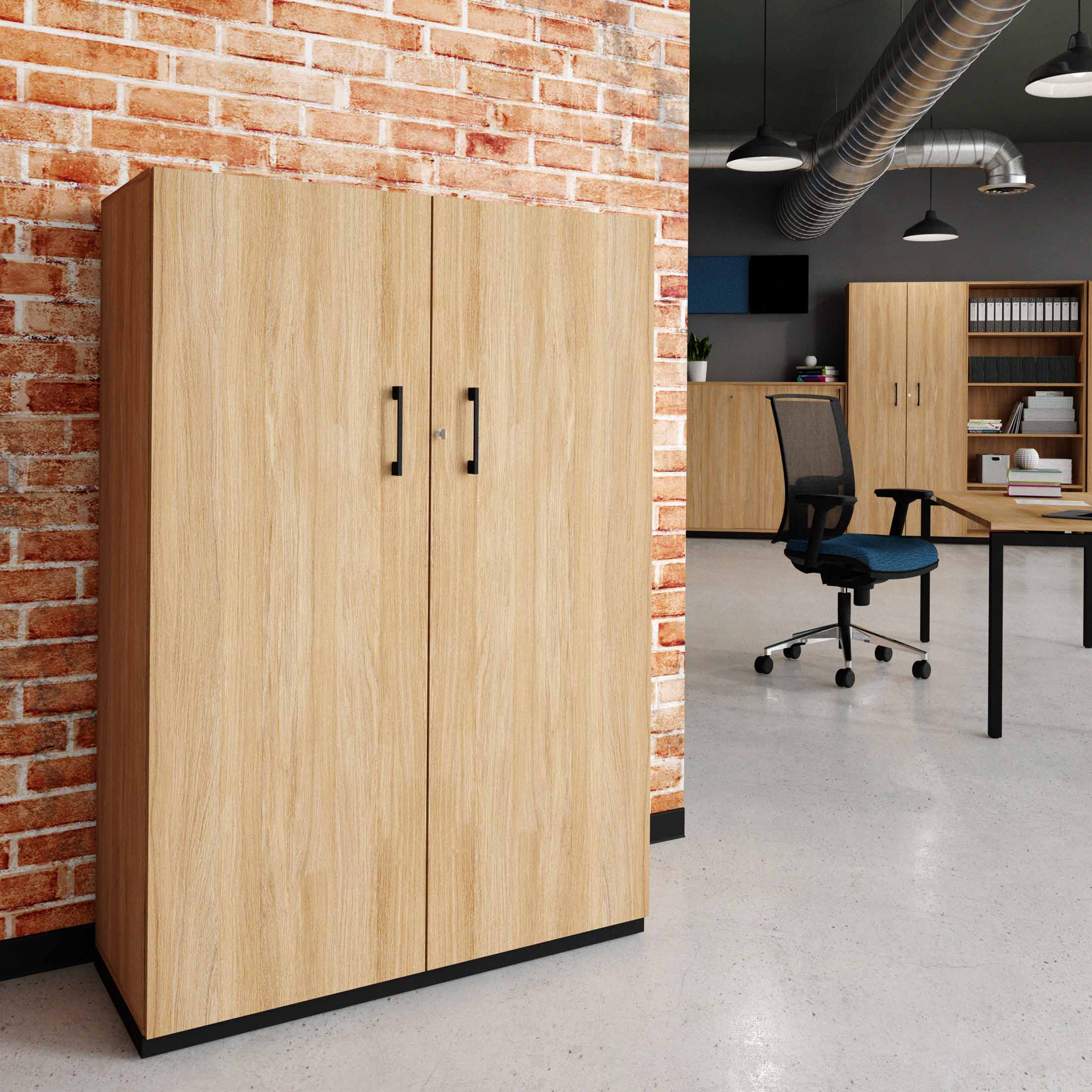 CHOICE Cabinetto per porte dell'ala | 4 OH, 1000 x 1465 mm, quercia ambra