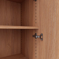 CHOICE hinged door wardrobe | 4 OH, 1000 x 1465 mm, amber oak