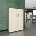 CHOICE Armadio con ante battenti | 4 OH, 1000 x 1465 mm, grigio cubanite / frassino sabbia  - 1 Thumbnail Image