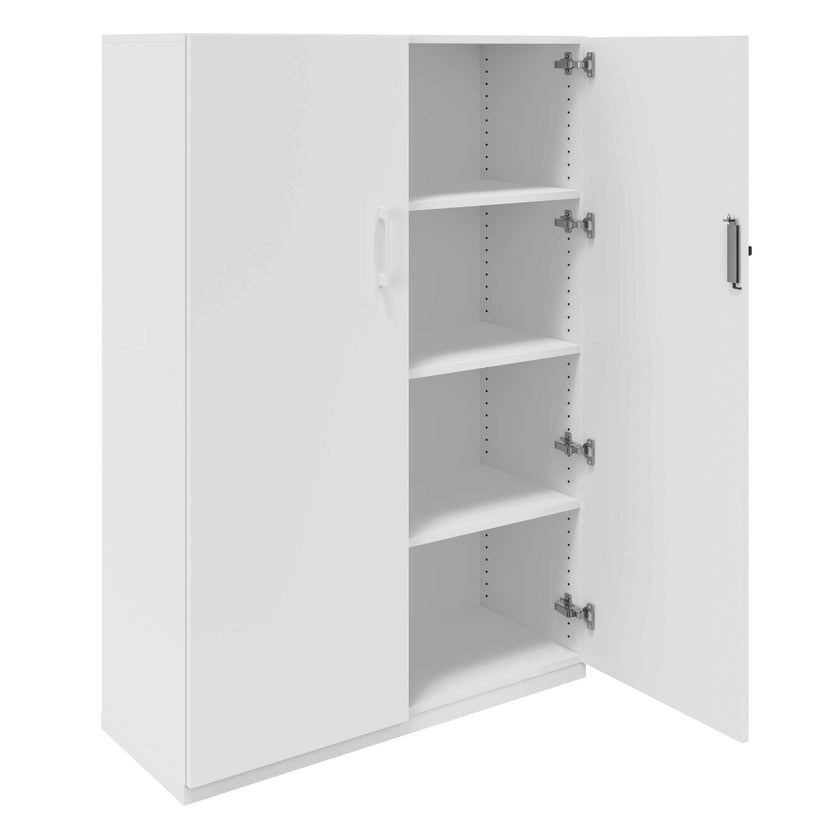 CHOICE Wing door cabinet | 4 Oh, 1000 x 1465 mm, white