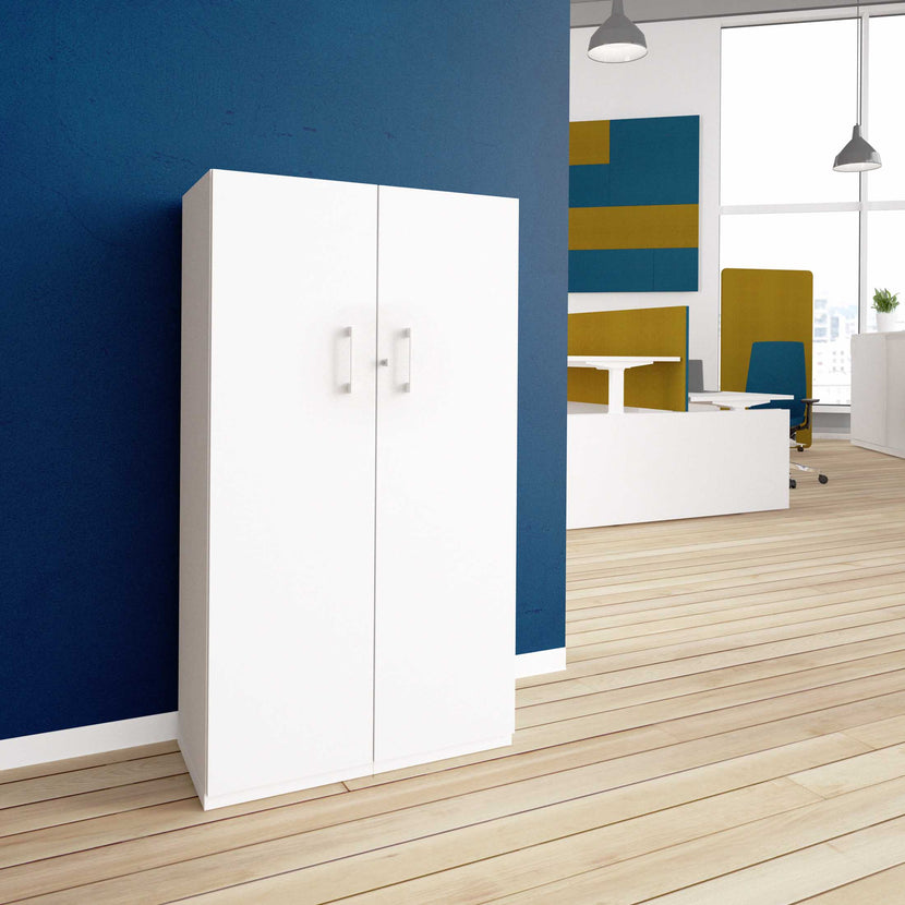 CHOICE Wing door cabinet | 4 Oh, 800 x 1465 mm, white