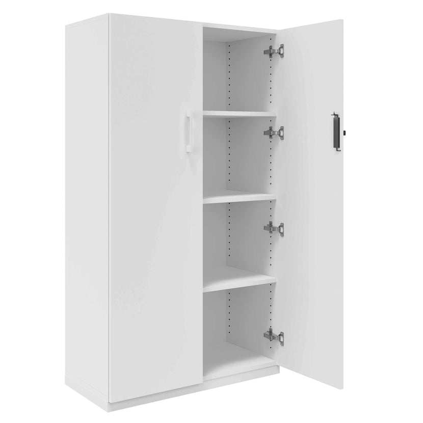 CHOICE Wing door cabinet | 4 Oh, 800 x 1465 mm, white