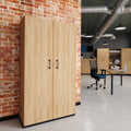 CHOICE Armoire de porte d'aile | 5 oh, 1000 x 1820 mm, chêne ambre - 1 Thumbnail Image