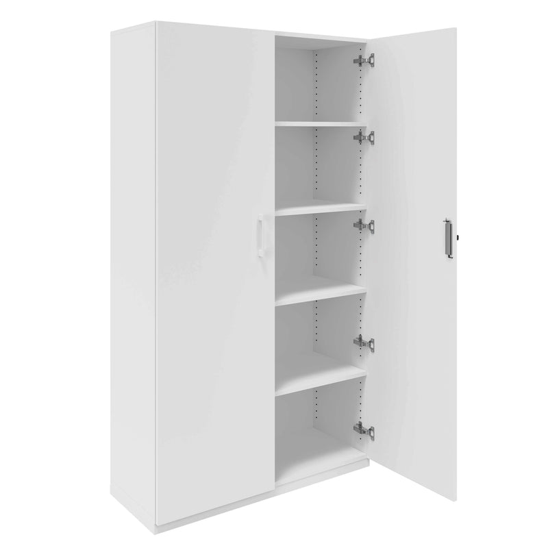 CHOICE Wing door cabinet | 5 Oh, 1000 x 1820 mm, white - 2 Main Image