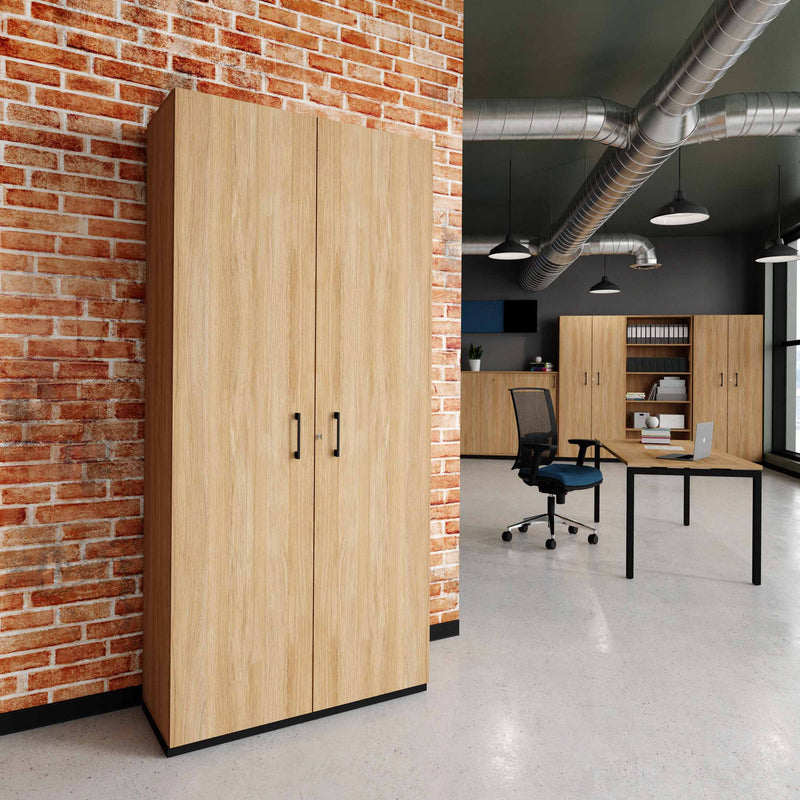 CHOICE Armadio con ante battenti | 6 OH, 1000 x 2170 mm, rovere ambra  - 1 Main Image