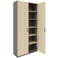 CHOICE Flügeltürenschrank | 6 OH, 1000 x 2170 mm, Cubanitgrau / Sandesche