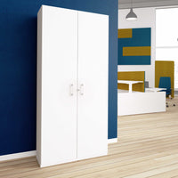 CHOICE Flügeltürenschrank | 6 OH, 1000 x 2170 mm, Weiß