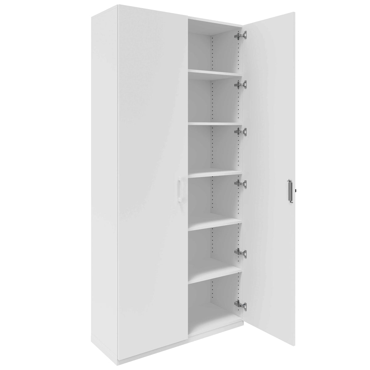 CHOICE Armadio con ante battenti | 6 OH, 1000 x 2170 mm, bianco  - 2 Lightbox Main Image