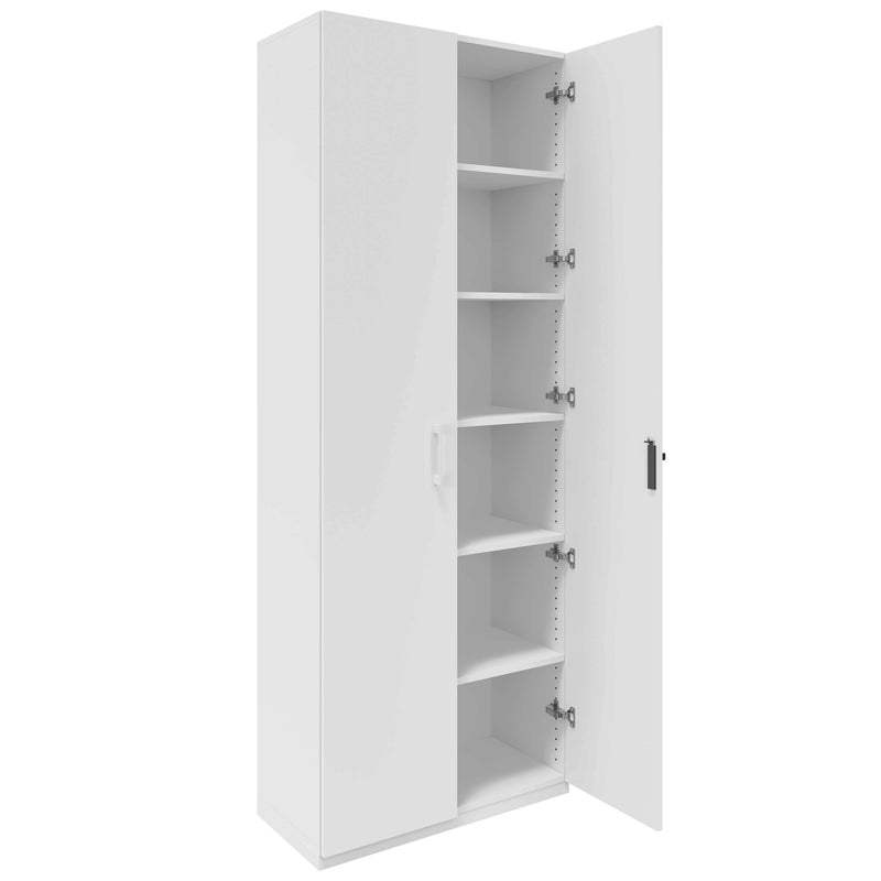 CHOICE Armoire de porte d'aile | 6 oh, 800 x 2170 mm, blanc - 2 Main Image