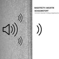 MODUS Acoustic ceiling sail | Vertical, complete system, wool cover VELITO - Green / Grey  - 2 Thumbnail Image