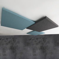 Voile de plafond acoustique MODUS | 1200 x 1200 mm, housse en laine SYNERGY