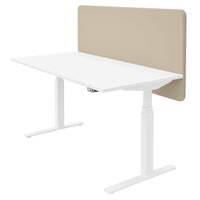 Cloison de table acoustique DESK | Hauteur 760 mm, housse polyester LUCIA