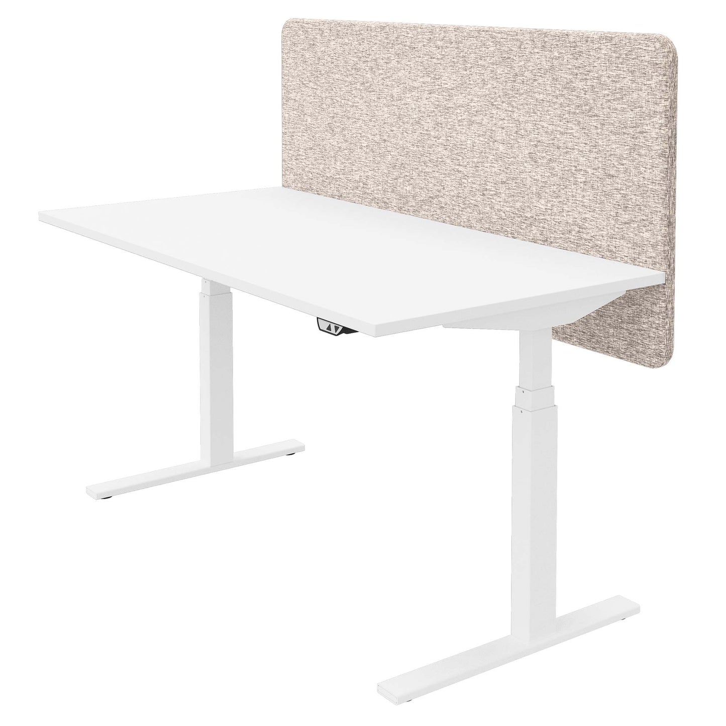 Cloison de table acoustique DESK | 760 mm de hauteur, housse polyester BERTA