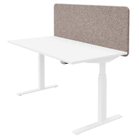 Top acoustic table partition | 595 mm high, polyester cover Berta