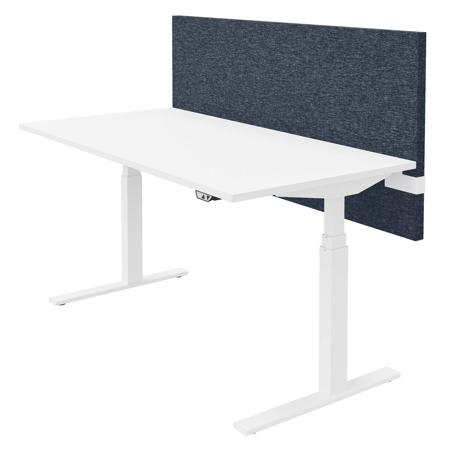 Cloison de table acoustique MODUS | 740 mm de hauteur, housse polyester BERTA