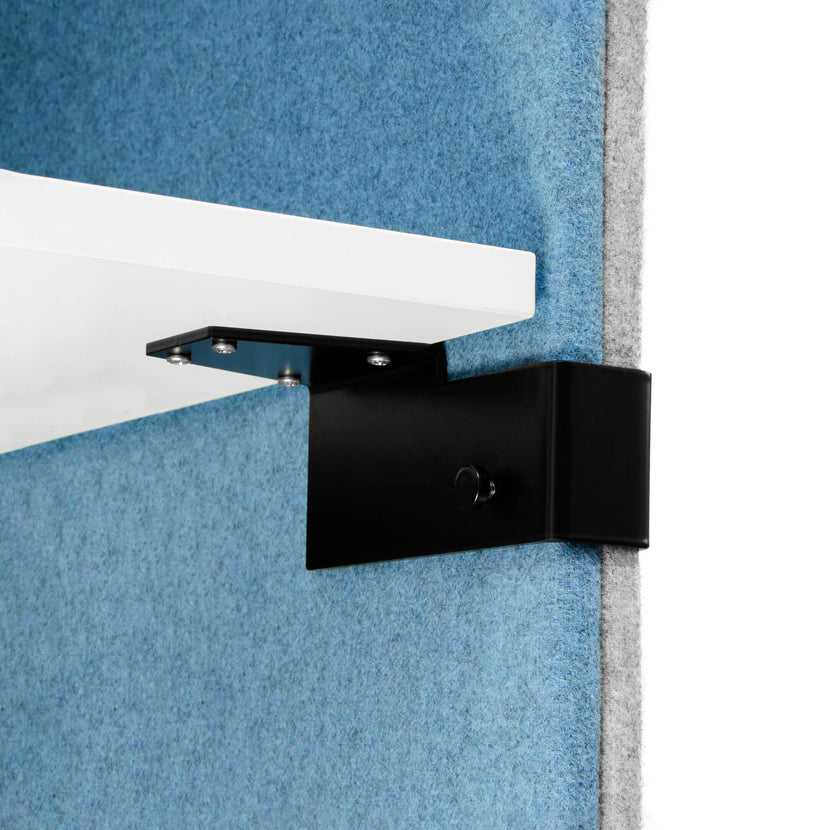 MODUS acoustic table partition | 740 mm high, LUCIA polyester cover