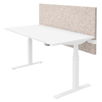 Cloison de table acoustique MODUS | 740 mm de hauteur, housse polyester BERTA