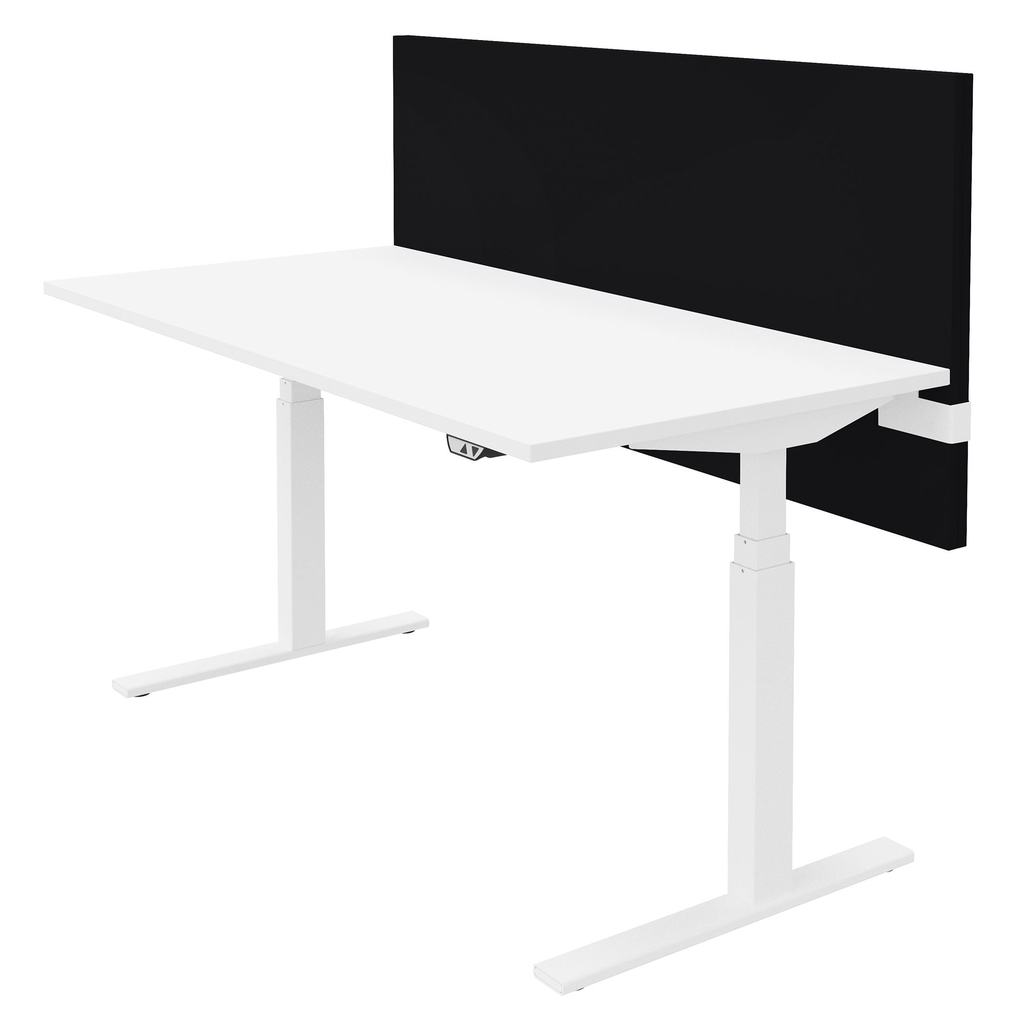 MODUS acoustic table partition | 740 mm high, LUCIA polyester cover