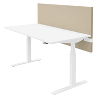 Cloison de table acoustique MODUS | Hauteur 740 mm, housse polyester LUCIA