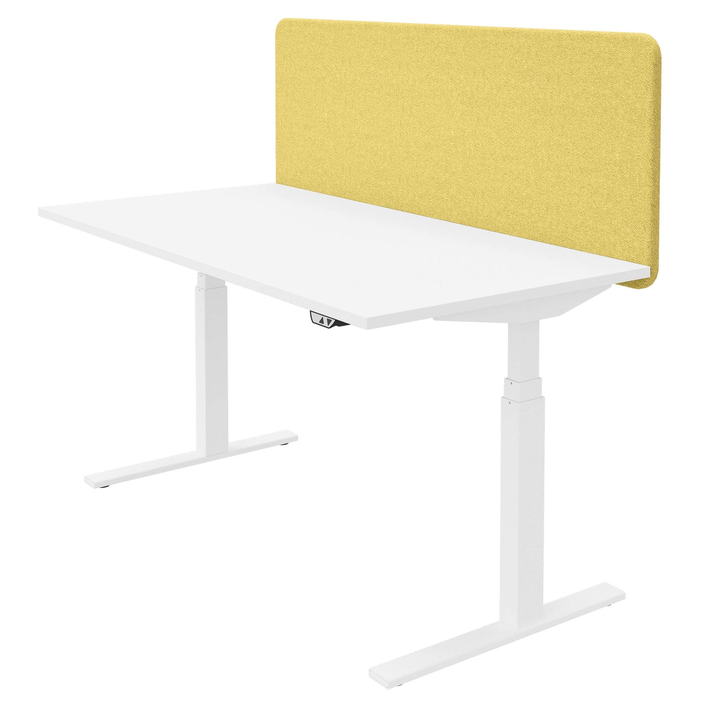 Cloison de table acoustique TOP | 595 mm de haut, housses en laine VELITO / SYNERGY