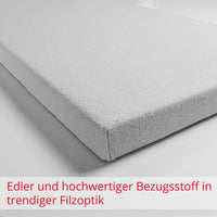 MODUS Acoustic wall panel | Wall cladding, complete system, wool cover Velito - Beige / Braun