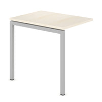 NOVA U anbau desktisch | 600 x 800 mm, acero