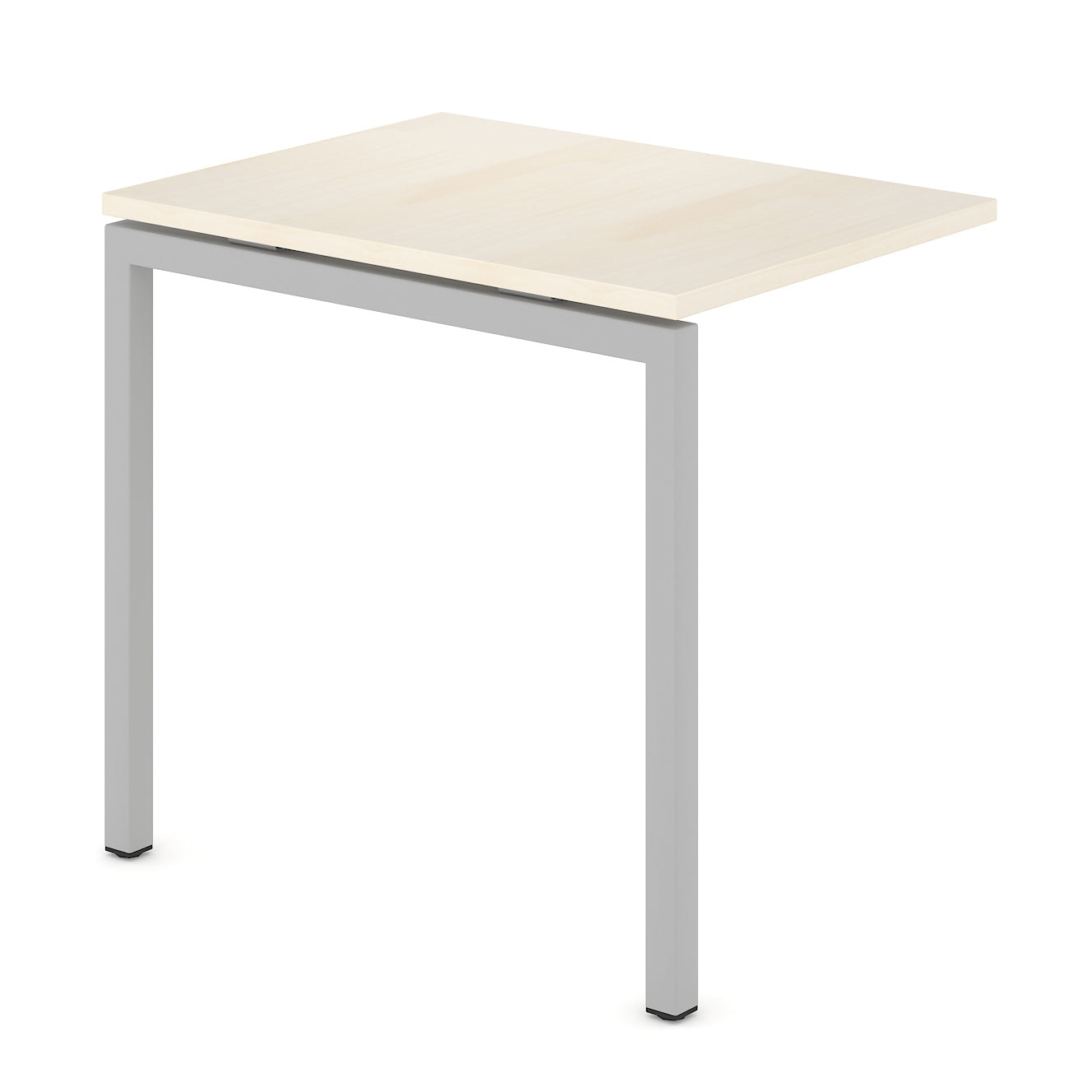 NOVA U anbau desktisch | 600 x 800 mm, acero
