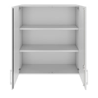 PRO top cabinet | 3 OH, 800 - 1200 x 1110 mm, soft close, gray