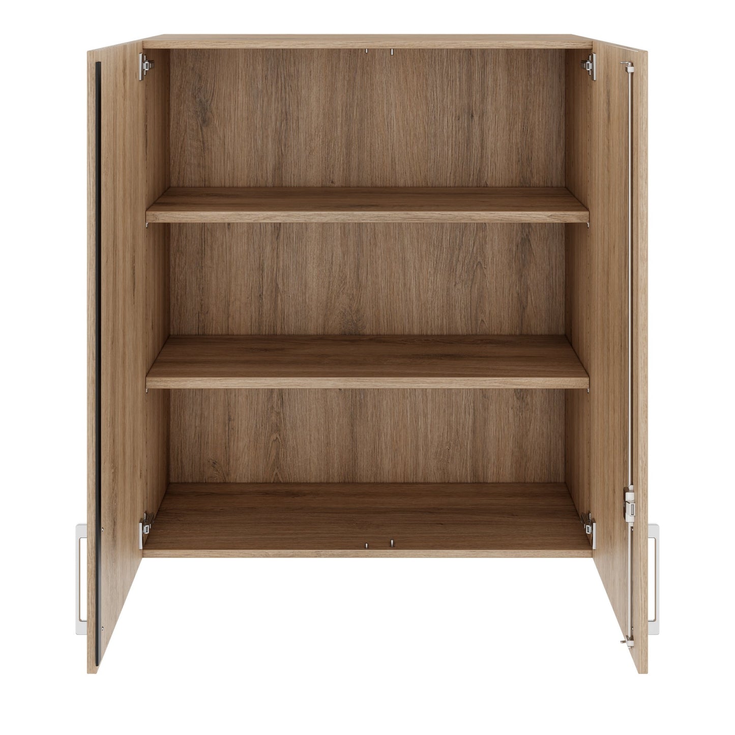 Armoire supérieure PRO | 3 OH, 800 - 1200 x 1110 mm, fermeture amortie, chêne naturel