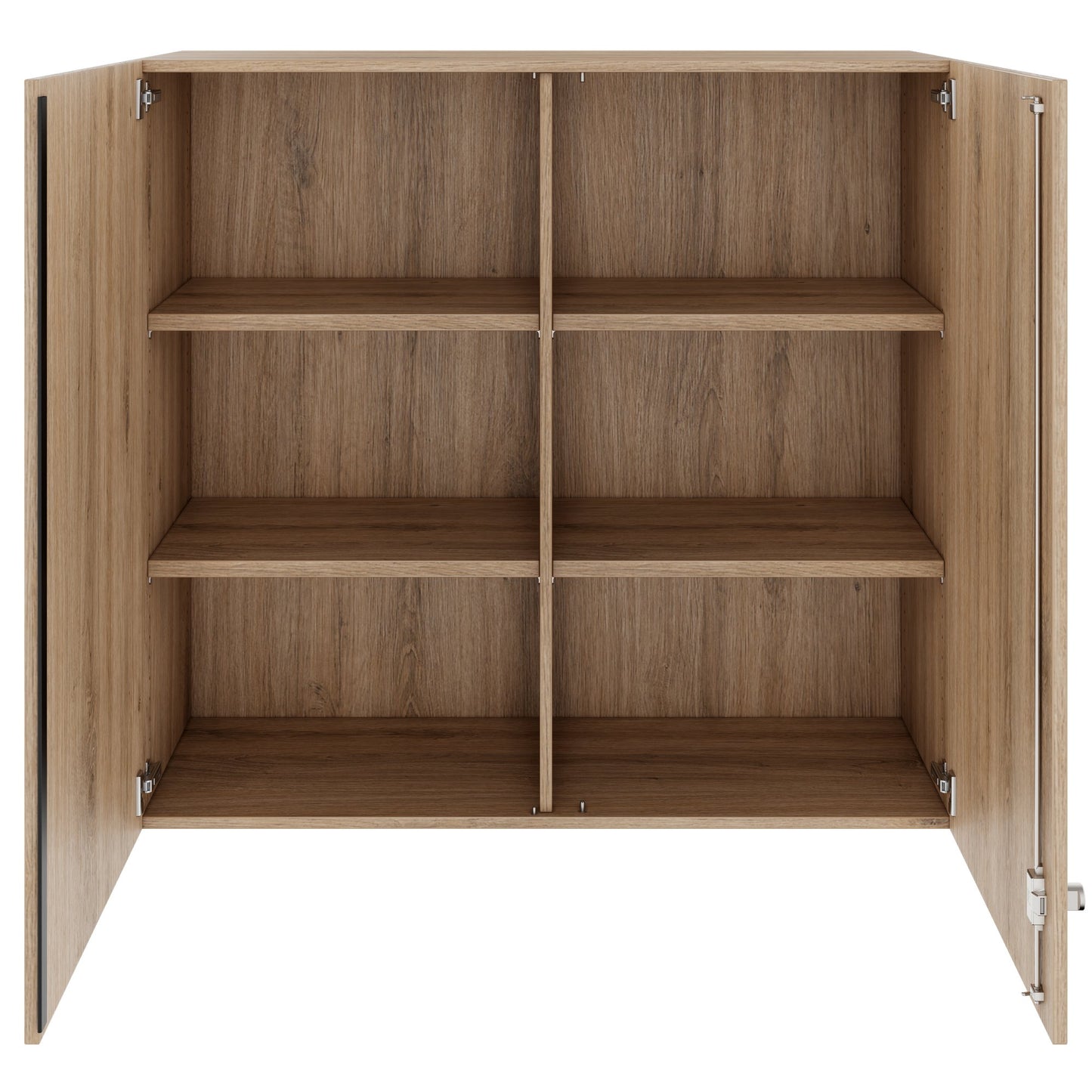 PRO top cabinet | 3 OH, 800 - 1200 x 1110 mm, soft close, natural oak