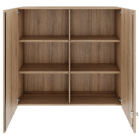 PRO top cabinet | 3 OH, 800 - 1200 x 1110 mm, soft close, natural oak