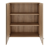 PRO top cabinet | 3 OH, 800 - 1200 x 1110 mm, soft close, natural oak